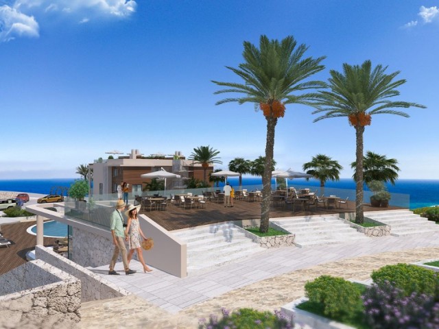 Last 1+0 Apartments in Kyrenia Esentepe within Walking Distance to the Sea 