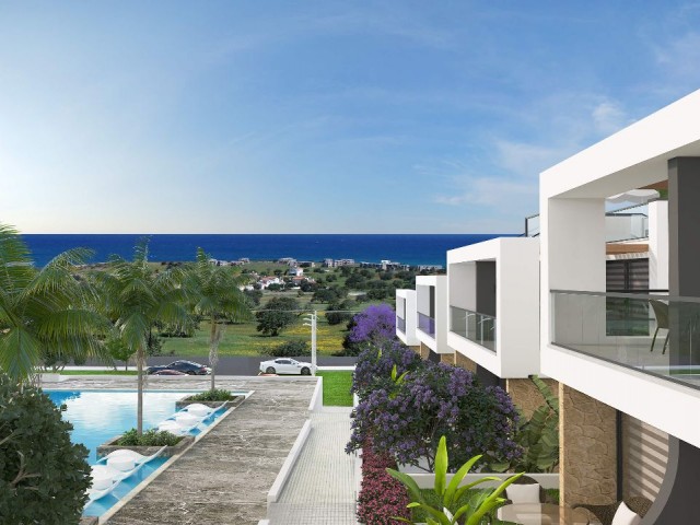 2+1 Luxury Villas and 1+1 Apartments Close to the Sea for Sale in Tatlısu 