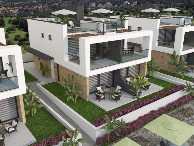 2+1 Luxury Villas and 1+1 Apartments Close to the Sea for Sale in Tatlısu 