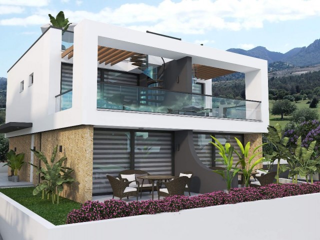 2+1 Luxury Villas and 1+1 Apartments Close to the Sea for Sale in Tatlısu 