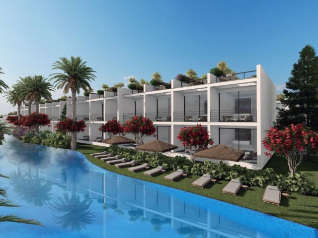 Luxusvillen und Apartments in Meeresnähe zu verkaufen. Kyrenia Esentepe-Region