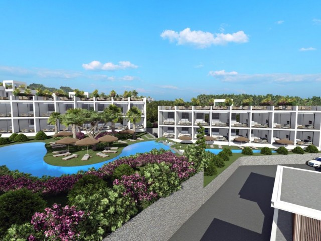 Luxusvillen und Apartments in Meeresnähe zu verkaufen. Kyrenia Esentepe-Region