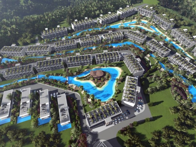 Luxusvillen und Apartments in Meeresnähe zu verkaufen. Kyrenia Esentepe-Region