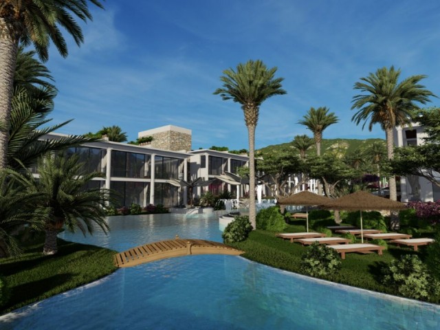 Luxury Garden Apartments and Villas Near The Sea For Sale, Kyrenia Esentepe Region