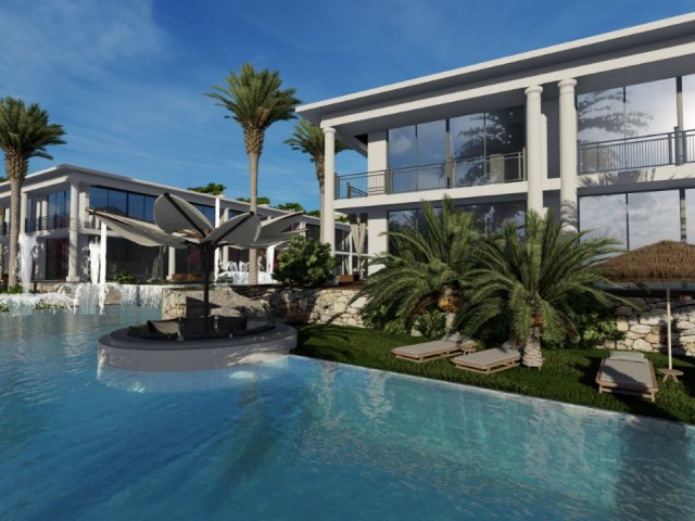 Luxury Garden Apartments and Villas Near The Sea For Sale, Kyrenia Esentepe Region