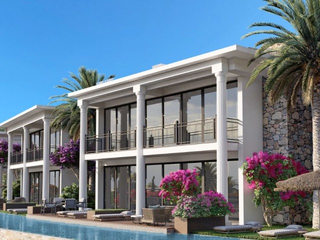 Zu verkaufen Luxuriöse Gartenwohnungen und Villen in Meeresnähe, Kyrenia Esentepe Region