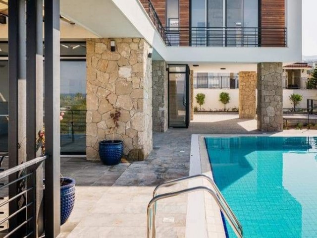 Magnificent Luxury 3+1 Villa With Pool For Sale, In Esentepe Area Of Kyrenia