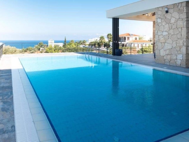 Wunderschöne Luxusvilla mit 3+1 Schlafzimmern und Pool zum Verkauf in der Gegend von Esentepe in Kyrenia