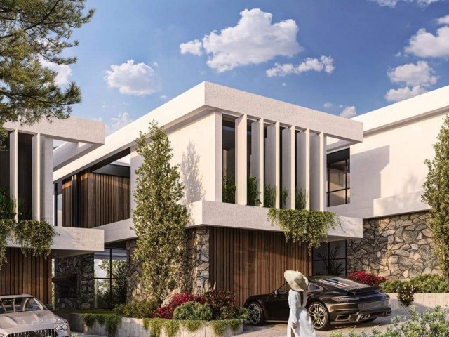 Satılık Lüks Modern 2 Yatak Odalı Havuzlu Villa, Girne Esentepe Bölgesind