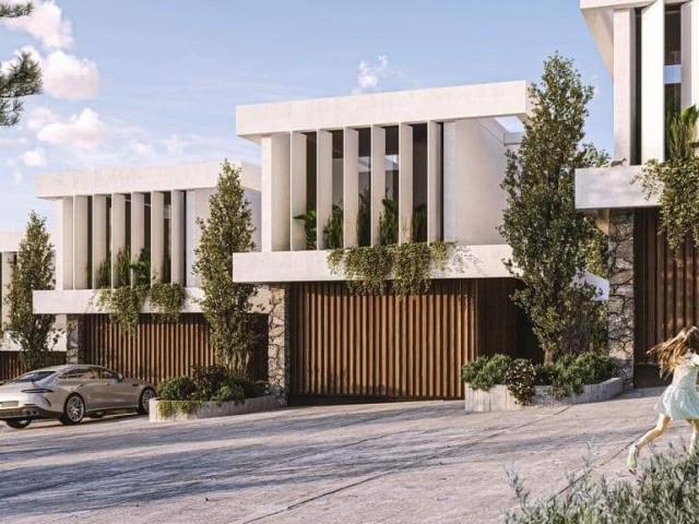 Satılık Lüks Modern 2 Yatak Odalı Havuzlu Villa, Girne Esentepe Bölgesind