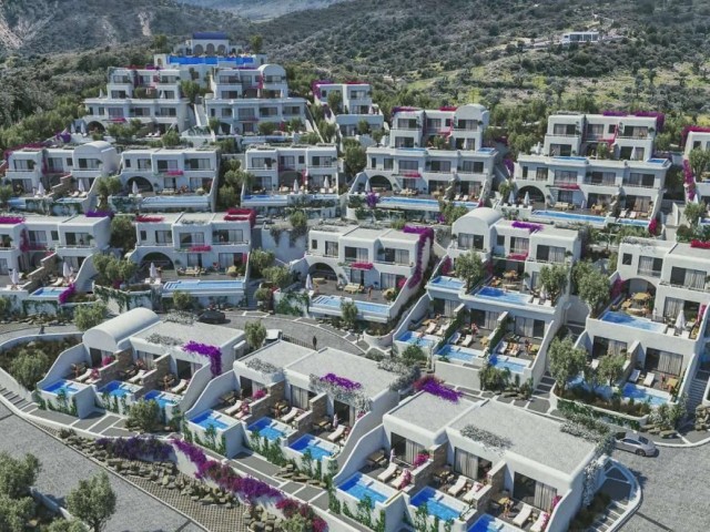 Neues Luxusprojekt zum Verkauf in Kyrenia, Kayalar. 1+1, 2+1 und 3+1 WOHNUNGEN