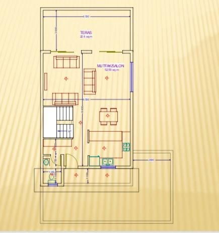 Триплексная вилла 4+1 для продажи в Лефке