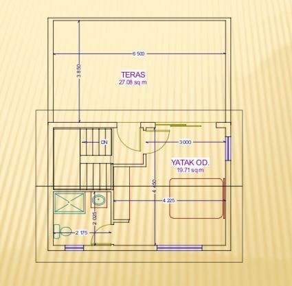 Триплексная вилла 4+1 для продажи в Лефке