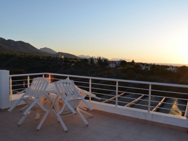 1+1 penthouse for sale in Esentepe
