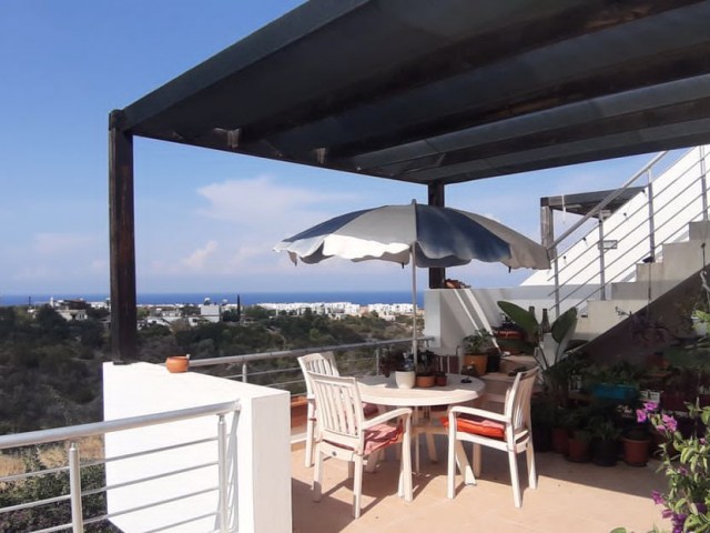 1+1 penthouse for sale in Esentepe