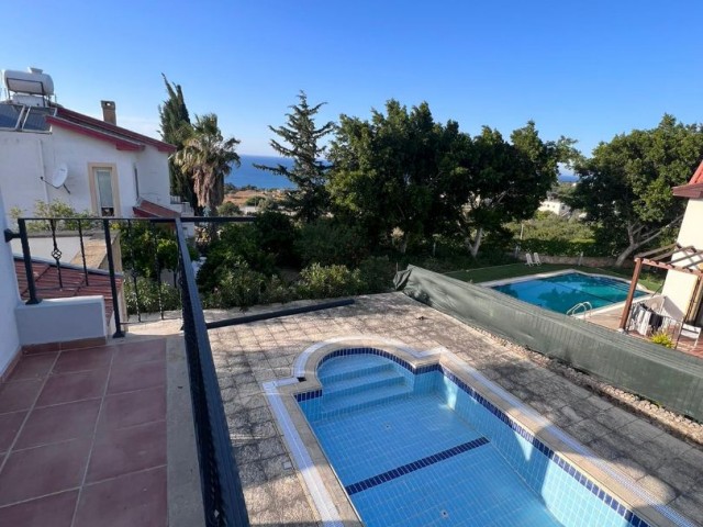 3+1 Sea View Villa for sale in Karsiyaka, with private pool