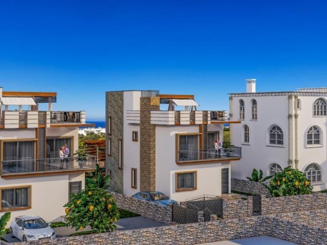 Alsancak/Yeşiltepe’de satılık 3+1 lüks villa ,Kapanmaz Deniz manzaralı