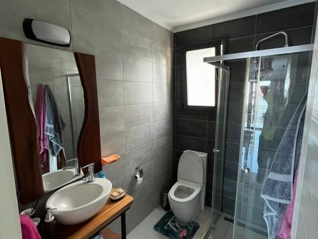 2+1 apartment with garden for sale in Alsancak