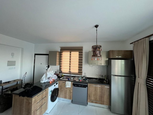 2+1 apartment with garden for sale in Alsancak