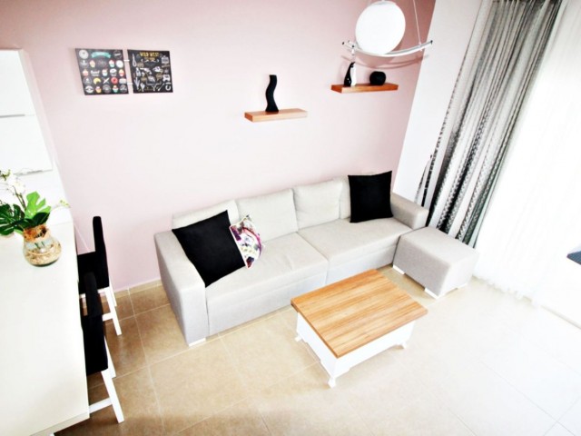 1+1 apartment for daily rent in Esentepe