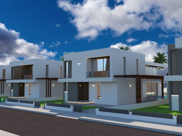 4+1 Villas with swimming pool for sale in Edremit, Girne