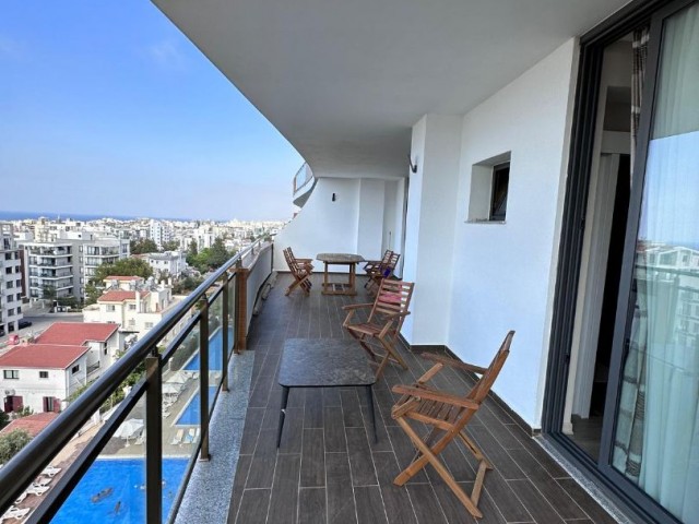 3+1 KOMPLETT MÖBLIERTE WOHNUNG MIT MEERBLICK ZUM VERKAUF IM KYRENIA CENTER