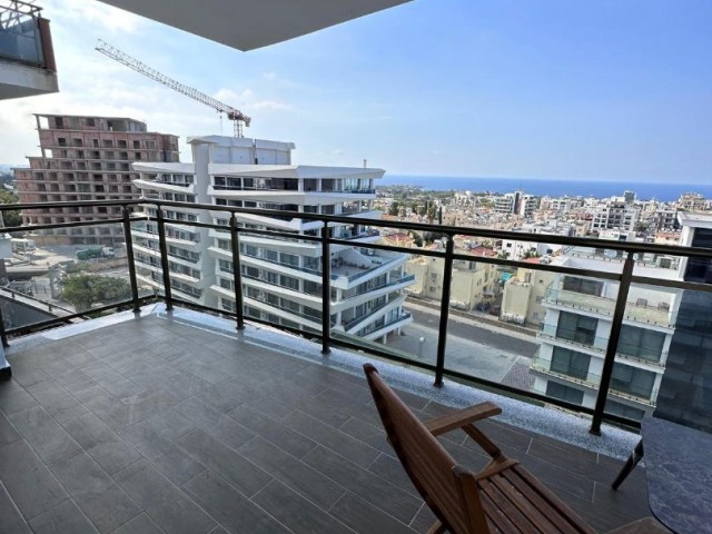 3+1 FULLY FURNISHED SEA VIEW APARTMENT FOR SALE IN KYRENIA CENTER