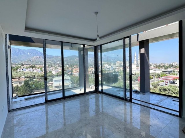 3+1 Sea View penthouse for sale in Kyrenia Center