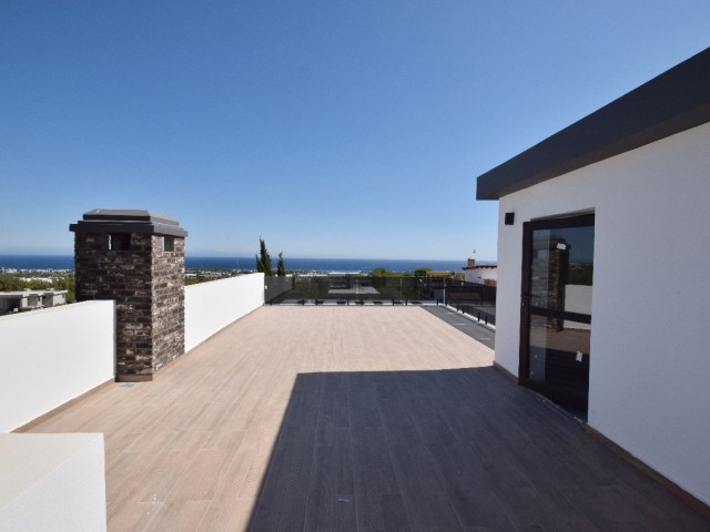 Ultraluxuriöse 4+1-Villa mit Meer- und Bergblick zum Verkauf in Zeytinlik, Girne