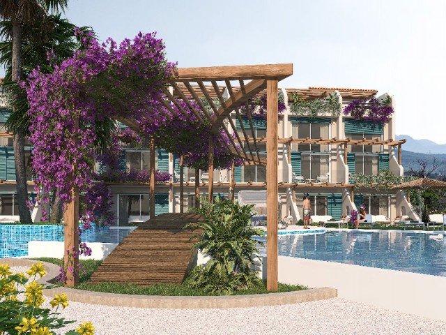 1+1 and 2+1 Flats for Sale in Girne Esentepe Close to Golf Course Suitable for Investment