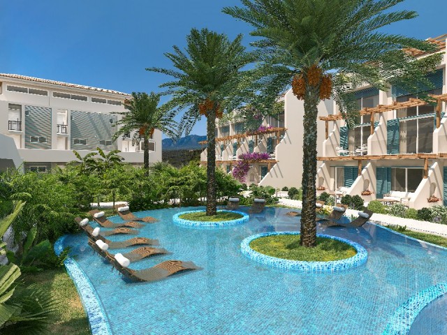 1+1 and 2+1 Flats for Sale in Girne Esentepe Close to Golf Course Suitable for Investment