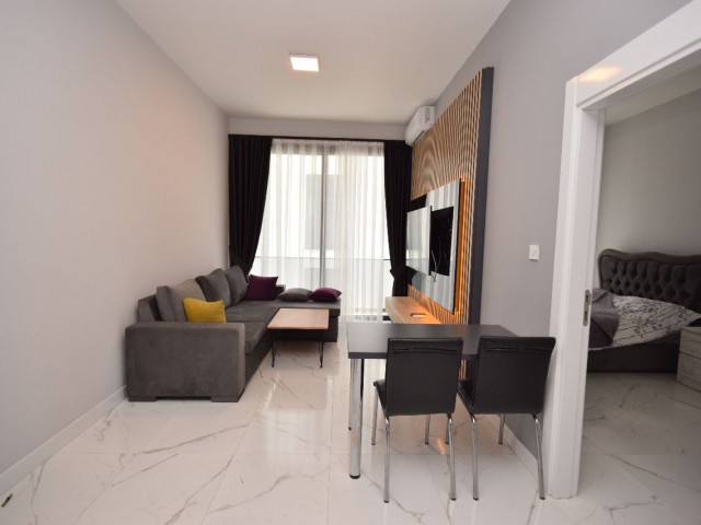 1+1 Flat for Daily Rent in New Building Close to Şokmar and Merite in Alsancak, Kyrenia