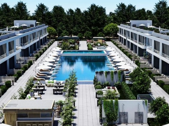 1+0, 1+1 SUPER LUXURY FLATS FOR SALE IN FAMAGUSTA / NEW BOGAZICI