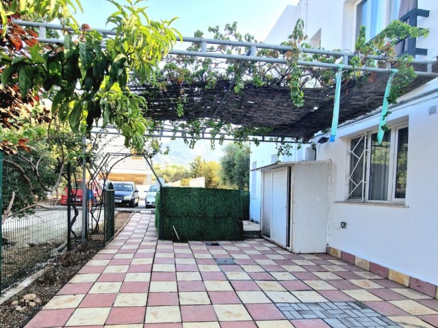 2+1 fully furnished apartment with garden for sale in Zeytinlik