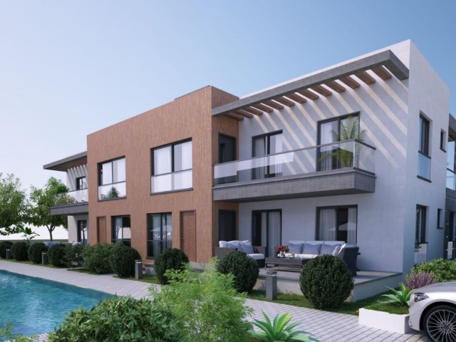 New project started in Alsancak!!! 2+1 and 3+1 flats, 5 minutes walking distance to the sea