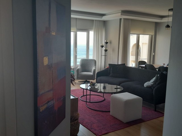 3+1 seafront apartment for sale in Kyrenia center