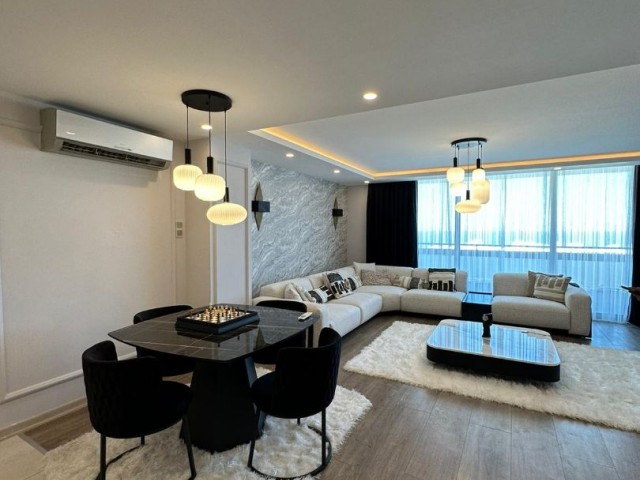 Luxury 3+1 apartment for sale in Kyrenia Center, new brand new furnishings