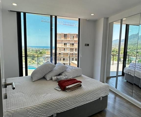 2+1 penthouse apartment for rent in Kyrenia, Akacan 