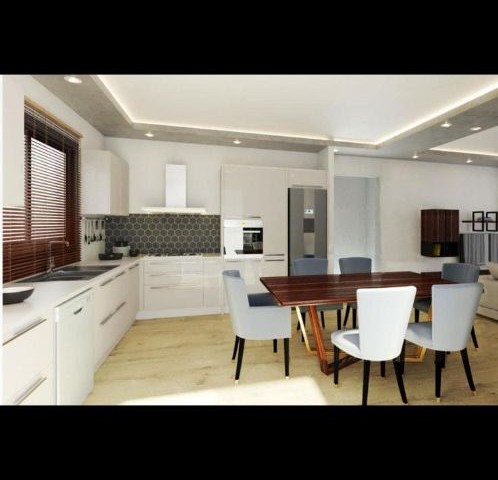 4+1 luxury semi-detached villas for sale in Kyrenia, Bosphorus