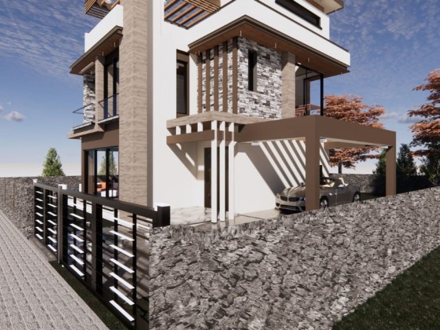 3+1 latest villa for sale in Alsancak