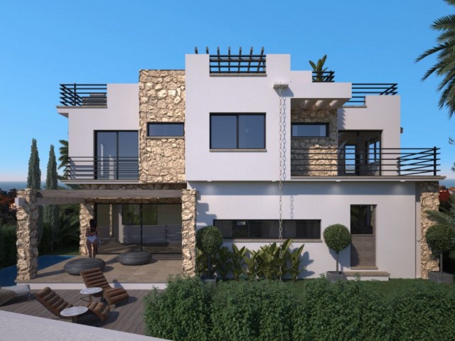 3+1 villas for sale in Lapta