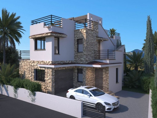 3+1 villas for sale in Lapta