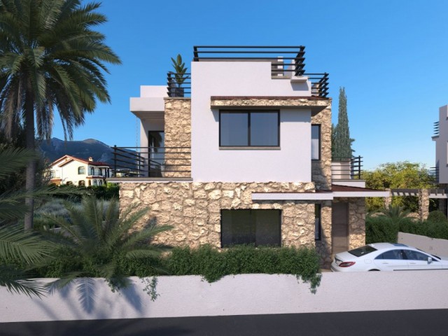 3+1 villas for sale in Lapta