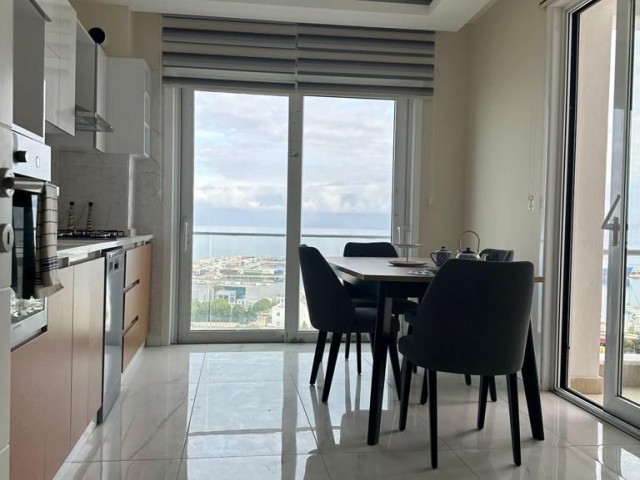 3+1 Seafront Flat for Sale in Kyrenia Center, Ready for Occupancy! 50% Down Payment and 84 Months Installment Opportunity