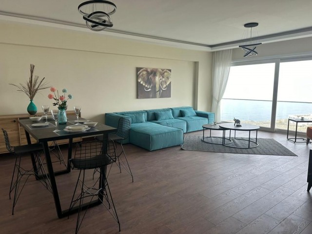 3+1 Seafront Flat for Sale in Kyrenia Center, Ready for Occupancy! 50% Down Payment and 84 Months Installment Opportunity