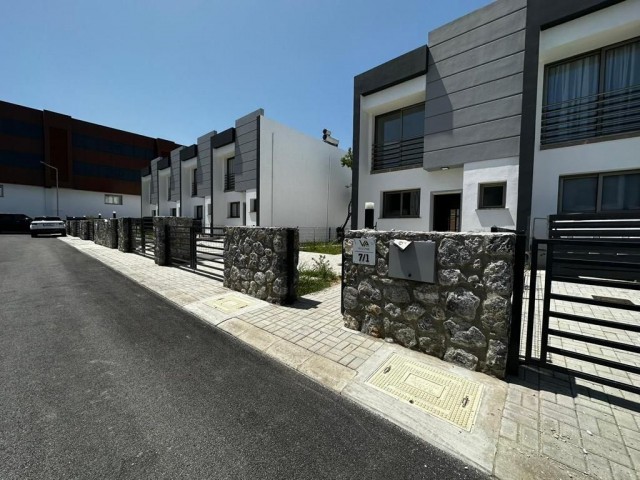 2+1 Semi-detached Villa for Sale in a Site Close to Merit Royal in Kyrenia Alsancak