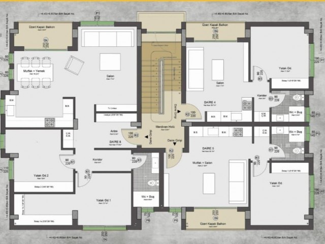 NEW 1+1 AND 2+1 FLATS FOR SALE IN GIRNE/ÇATALKÖY