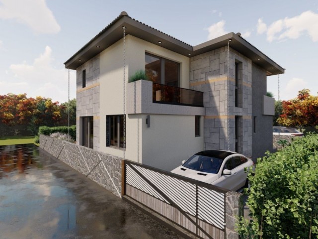 Villa for sale from a 4+1 project in a perfect location in Alsancak