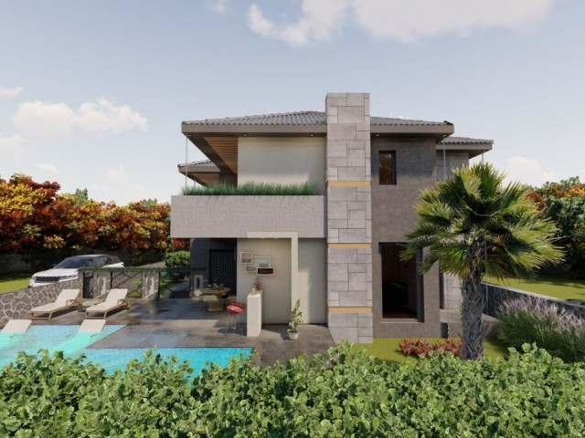 Villa zum Verkauf aus einem 4+1-Projekt in perfekter Lage in Alsancak