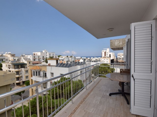 Opportunity Investment! 2+1 Flat for Sale in Kyrenia Central Location, Close to Hotels and Main Street, with Sea and Mountain Views